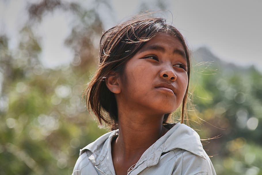 young, girl, cambodia, asia, child, twisted, dynamics, longing, street child, childhood
