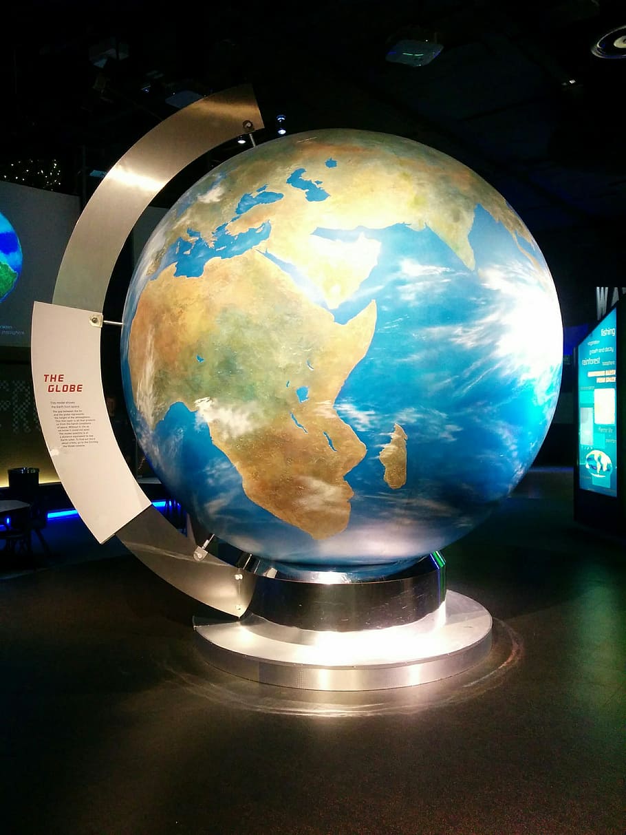 National Space Centre, Leicester, Globe, globe - man made object, planet earth, planet - space, corporate business, global communications, map, space