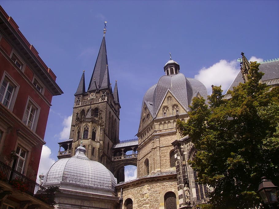 Aachen, Catholic, kaiserdom, our lady, exterior, germany, landmark, architecture, famous, religion