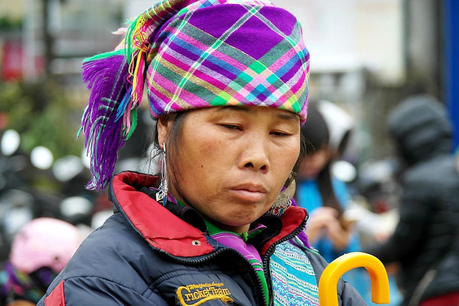 Hmong, Wanita, Asia, Tradisional, Budaya, pakaian, tradisi, hilltribe, perempuan, minoritas