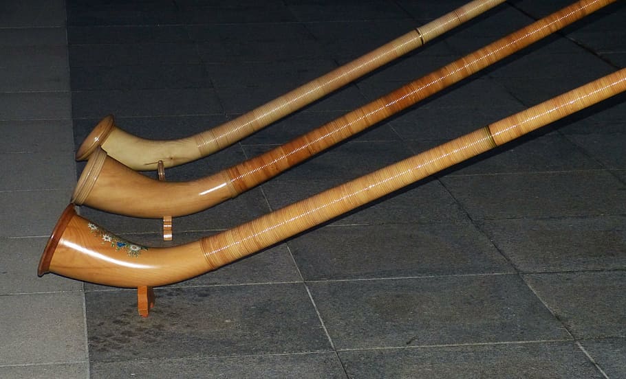 alphorn, buzina, instrumento, baviera, música, tradição, instrumento de sopro, instrumento musical, tradicionalmente, banda de música