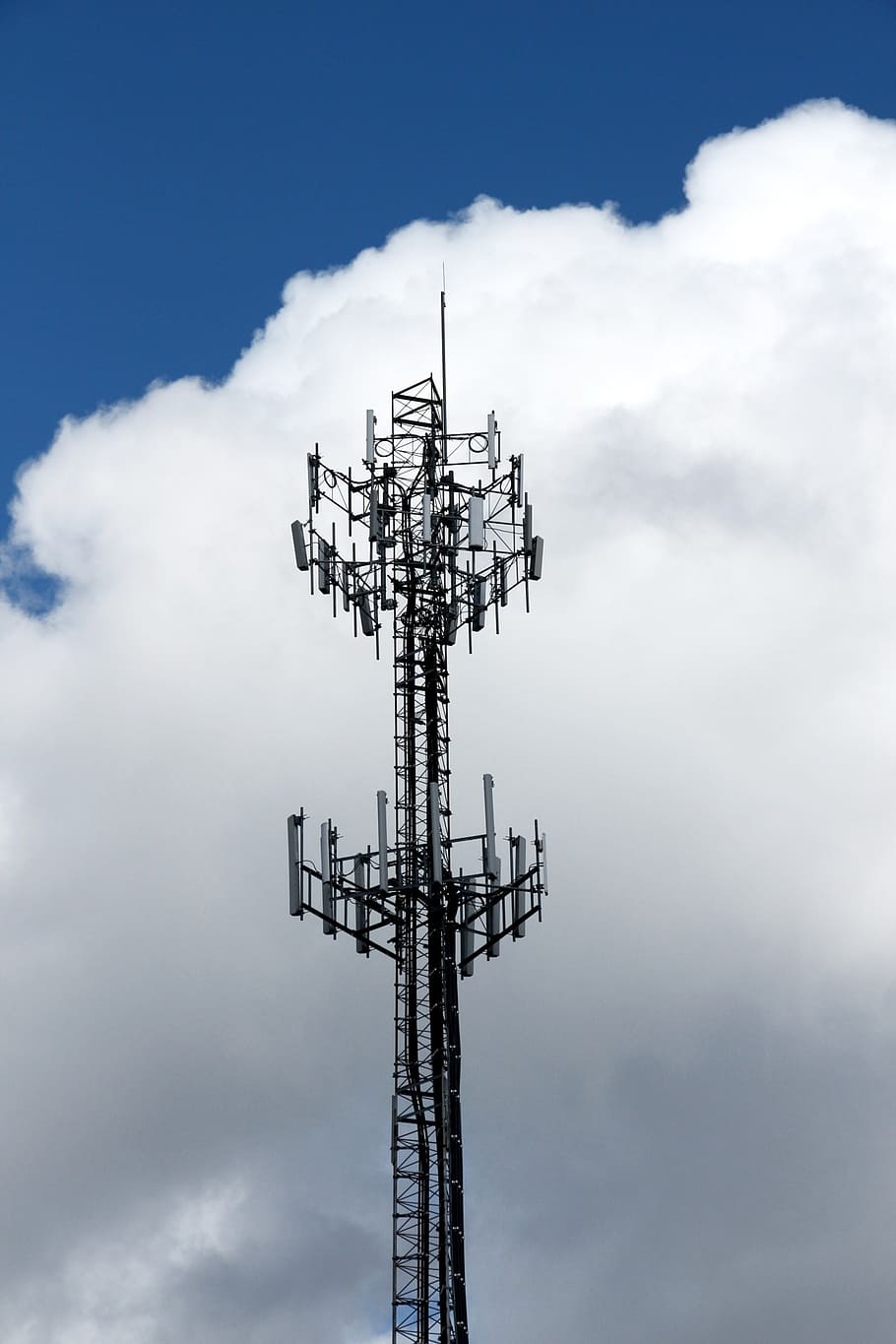 radio tower, pylon, radio, transmission, aerial, antenna, communication, transmitter, internet, mobile