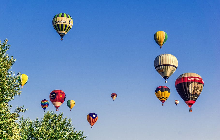 熱気球, 飛行, 空, 風船, 熱気, アドベンチャー, フライ, フローティング, チラシ, 夏