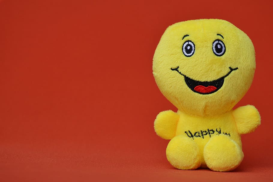 yellow, emoji, plush, toy, smiley, laugh, funny, emoticon, emotion, green