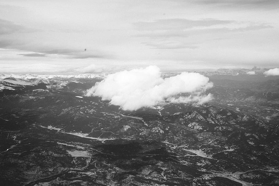 mountains, valleys, hills, sky, cloud, black and white, beauty in nature, scenics - nature, nature, motion
