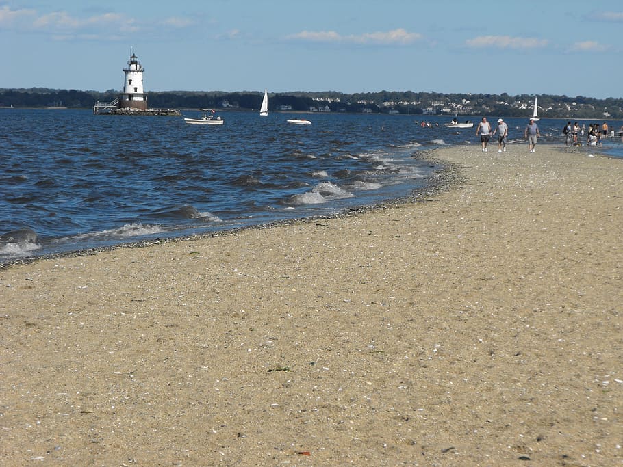 Rhode Island, Warwick, Shore, Tourism, bay, beach, sea, ocean, lighthouse, seaside
