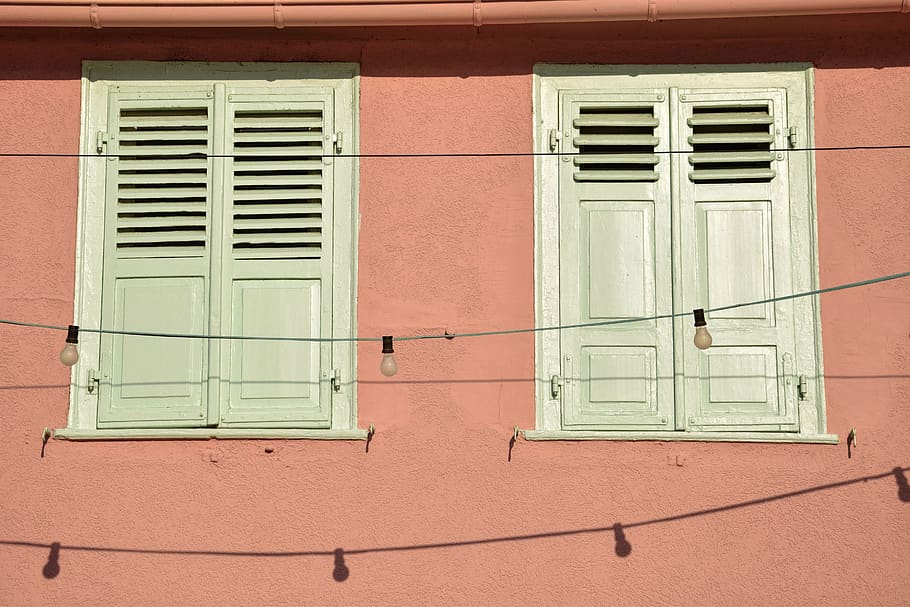window, facade, building, flair, mediterranean, old, house facade, romantic, shutters, historically