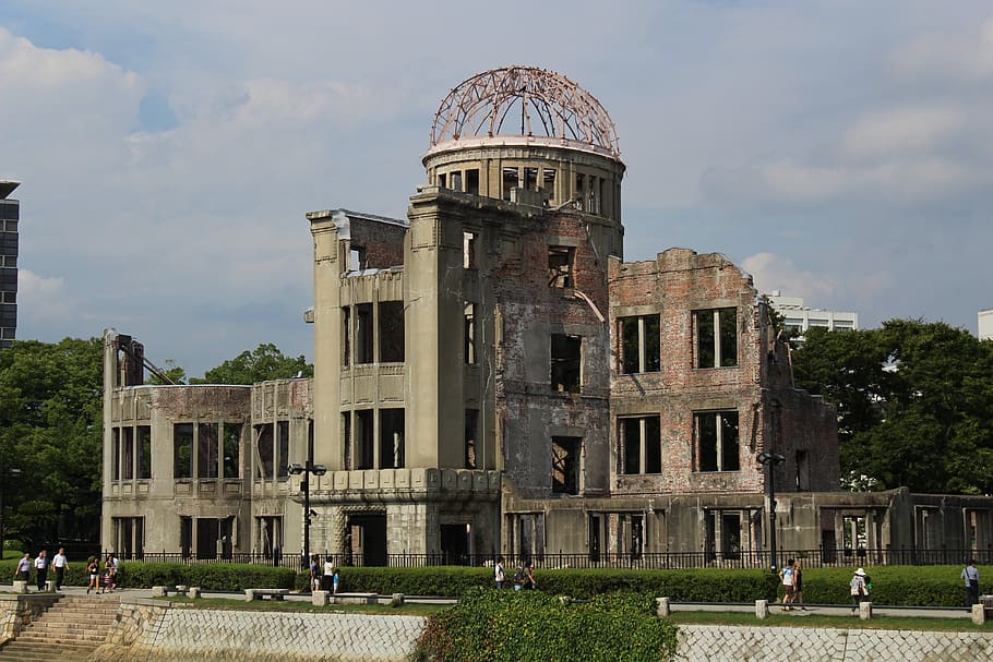 Hiroshima, Japón, arquitectura, viaje, historia, construcción, monumento, memorial, japonés, paz