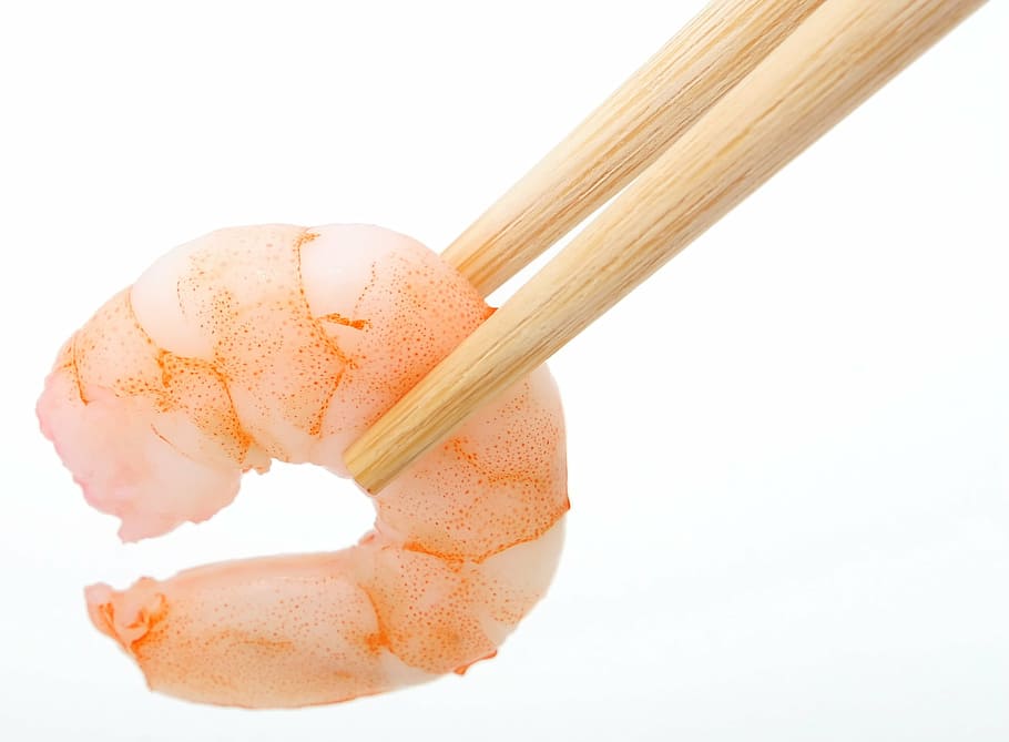 chopsticks and shrimps, asian, chinese, cholesterol, chop, colorful, cooked, cookery, cooking, crab
