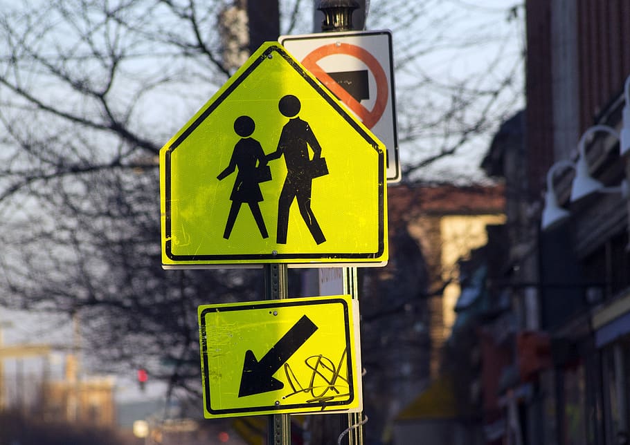 placa, sinal de trânsito, andar sinal, pedestre, andar, sinais de trânsito, comunicação, representação, representação humana, sinal de informação