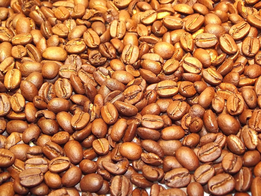 brown, coffee bean lot, coffee, beans, coffee beans, golden, java, caffeine, roasted, food