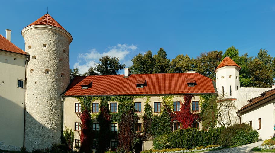 castillo, fortaleza, medieval, monumento, piekowa skała, cracovia, patrimonio, turismo, viaje, exterior del edificio