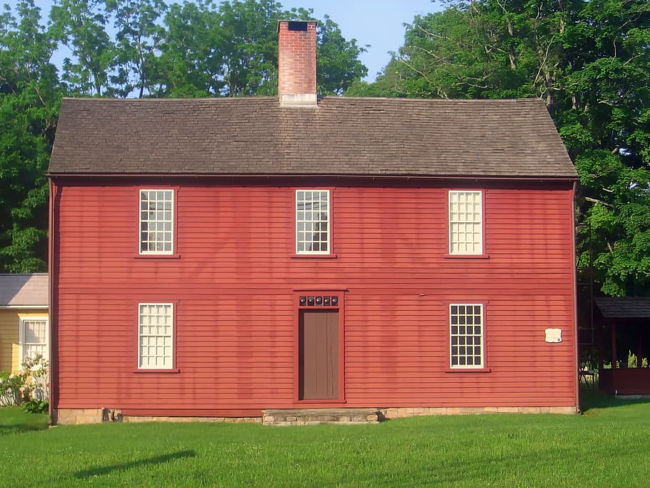 House, Home, Historic, Landmark, historic, landmark, connecticut, architecture, old, restored, architecture And Buildings