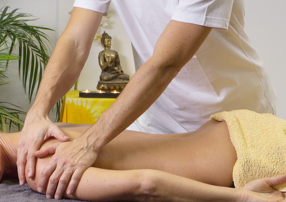person massaging woman, massage, shoulder, human, relaxation, classic massage, neck, sports massage, boon, therapy