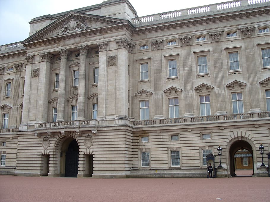 istana buckingham, Inggris, Inggris Raya, Istana, Buckingham, Kerajaan, Arsitektur, eksterior bangunan, struktur yang dibangun, jendela