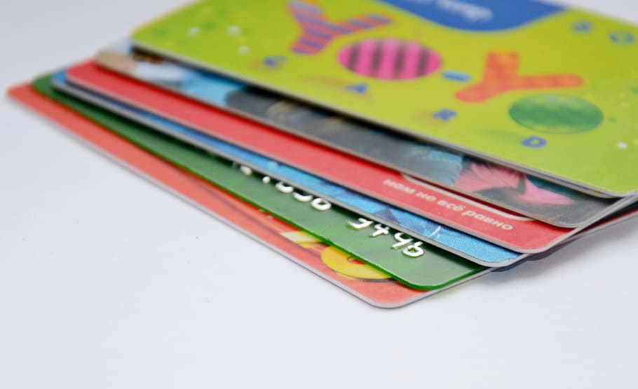 six, assorted-color, smart, white, surface, Cards, Plastic, Credit Card, plastic cards, card