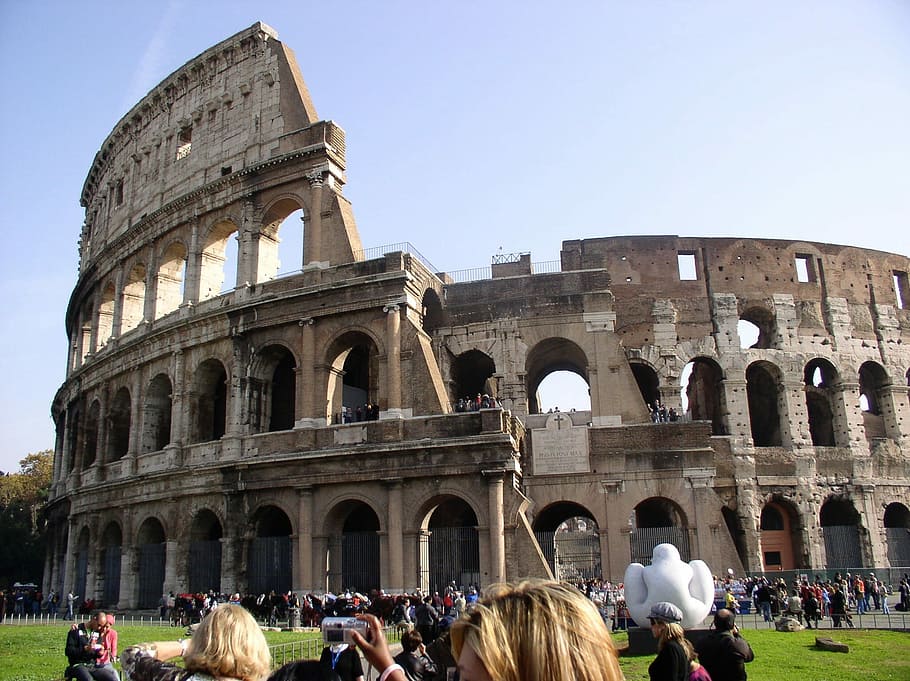 Rome, Ancient Ruins, Colosseum, Landmark, culture, ruins, old, history, monument, structure
