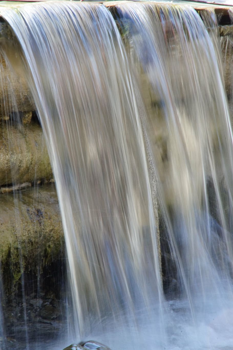 water, flow, fluent, waterfall, plunge, liquid, wet, dammed, stream, run over