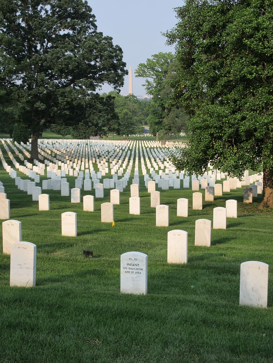Arlington, Washington, cementerio, monumento, estados unidos, hito, honor, dc, nosotros, tumba