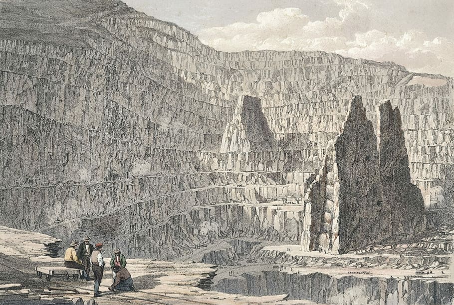 penrhyn state quarries, 1852, Penrhyn, State, Quarries, 