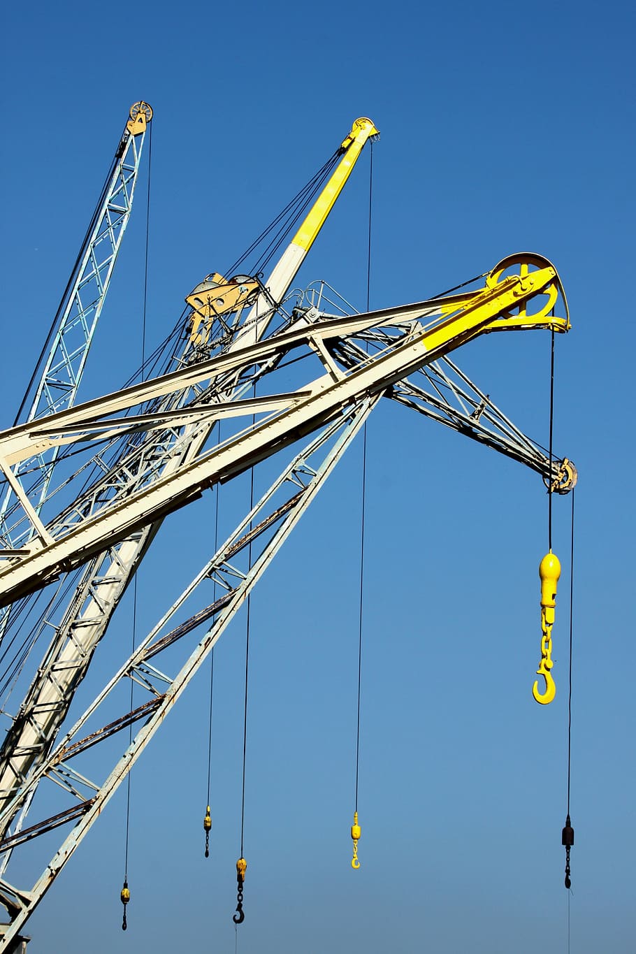 antwerp, taps, port, belgium, equipment, blue, industry, crane - Construction Machinery, sky, steel
