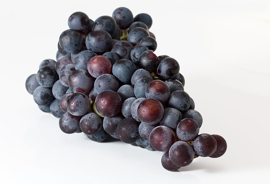 frutas de uva, uvas, racimo, fruta, viticultura, dulce, rojo, maduro, cosecha, púrpura