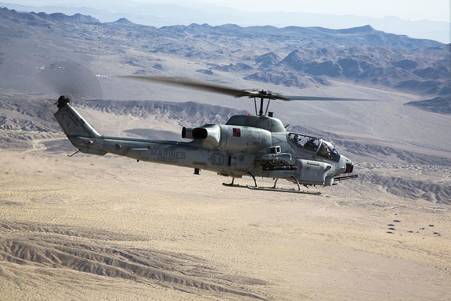 ah-1 cobra, united states marine corps, usmc, marines, marines aviation, helicopter, aircraft, flight, air vehicle, transportation