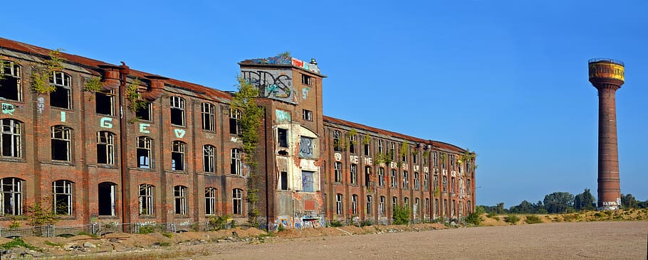 Perdido, Fábrica, Planta industrial, lugares perdidos, deixar, velho, edifício industrial, antiga fábrica, decadência, quebrado