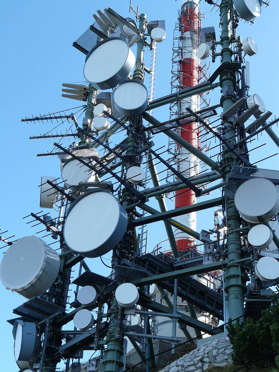antennas, antenna, radio, television, radio system, antenna mast, watch tv, greened, radio tower, radio mast