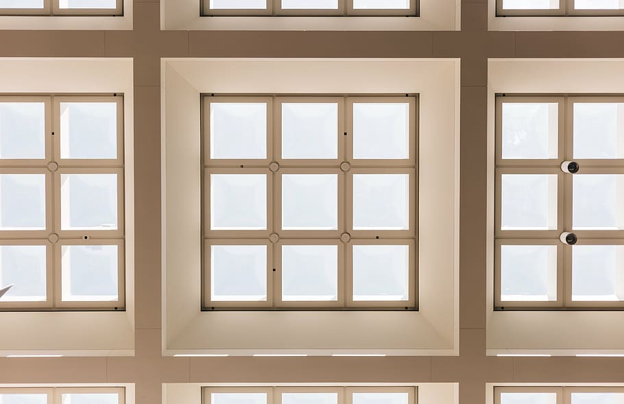 beige, wooden, sash window, architecture, building, infrastructure, ceiling, design, window, indoors
