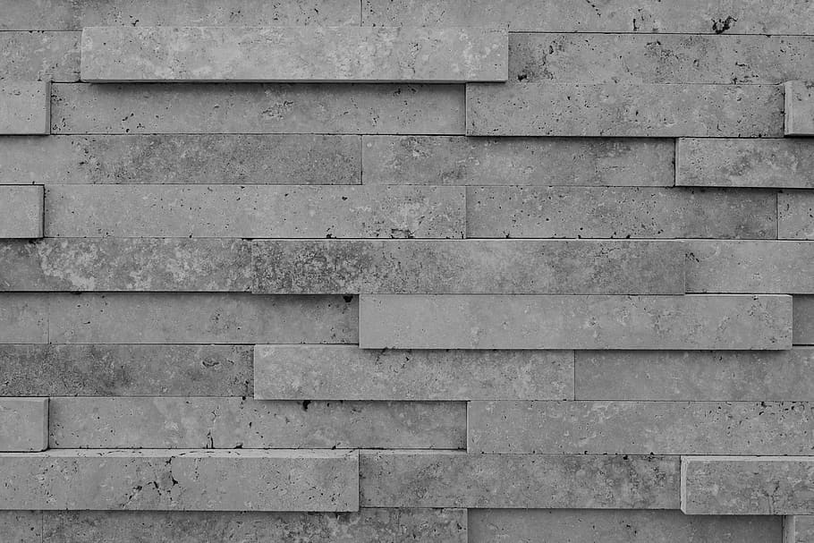 gray concrete wall, wall, stones, marble, texture, grey, background, structure, building, stone wall