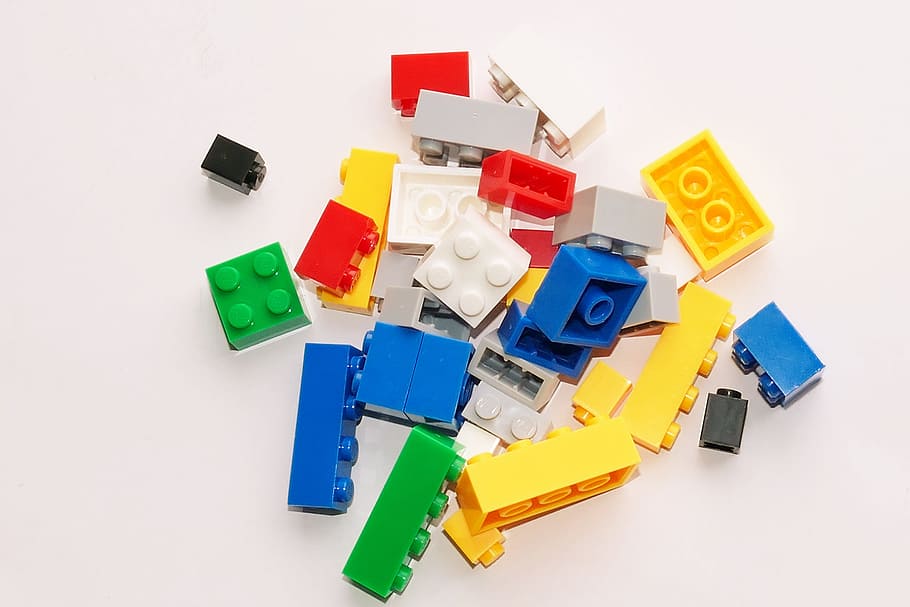 assorted-color, interlocking, brick toy, toys, bricks, game, child, colorful, childhood, education