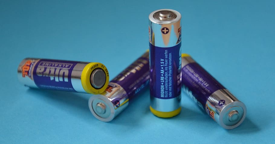 baterías, corriente, baterías recargables, pol, poste, cc, energía, electricidad, recargables, Azul