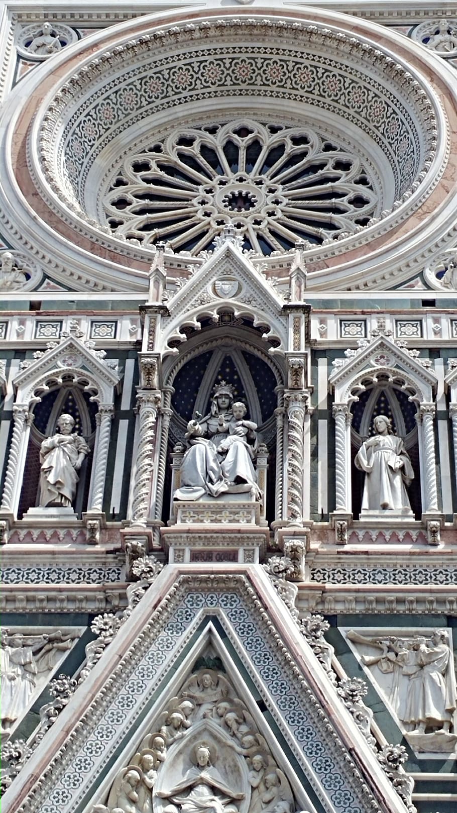 florence, duomo, building, shape, architecture, religion, place of worship, built structure, belief, low angle view