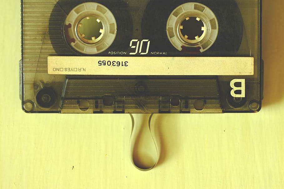 tape, cassette, music, audio, recording, sound, retro, vintage, entertainment, technology