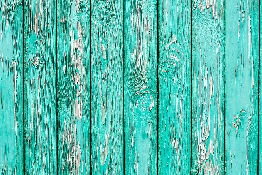 closeup, teal, wooden, wall, green, wood, texture, wood - Material, backgrounds, plank