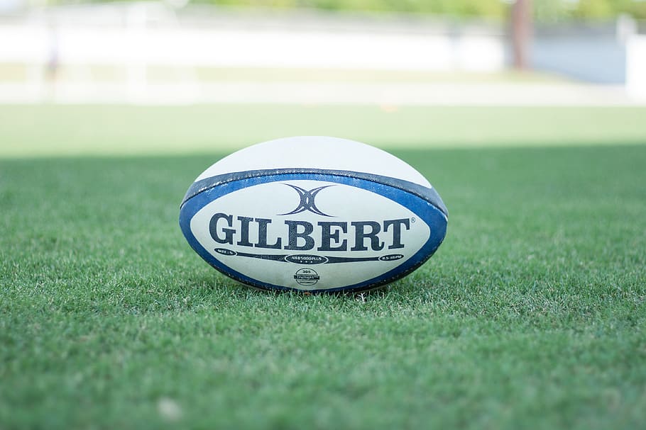 selective, focus, photography, gilbert, pigskin, ball, field, rugby, rugby ball, sports