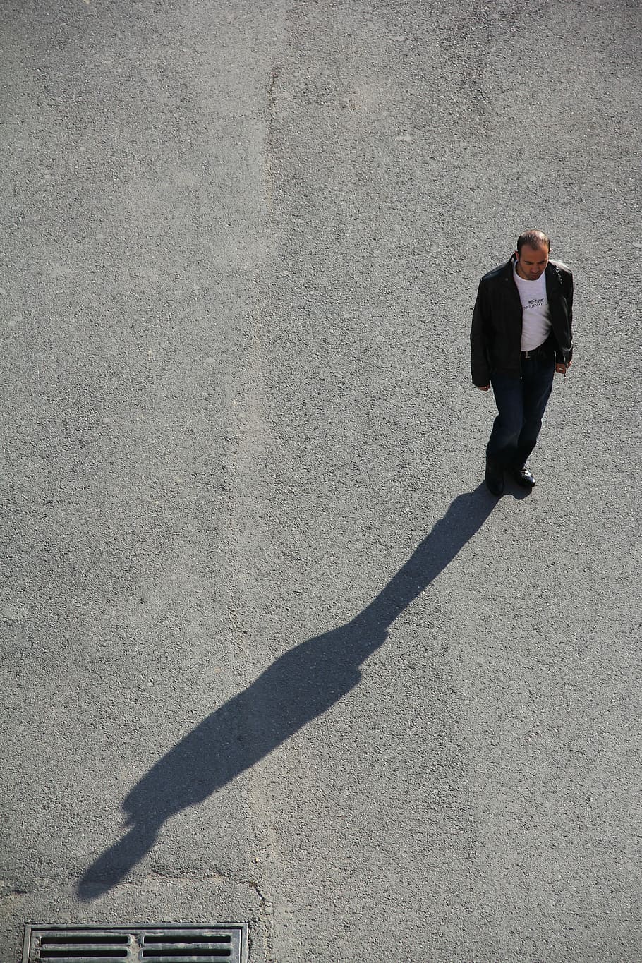 Human, Shadow, Only, Road, Istanbul, road, street, shadows, walk, businessman, business