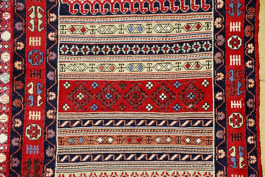 multicolored floral textile, carpets, clothes, textiles, fabrics, textures, patterns, background, ethnic, designs