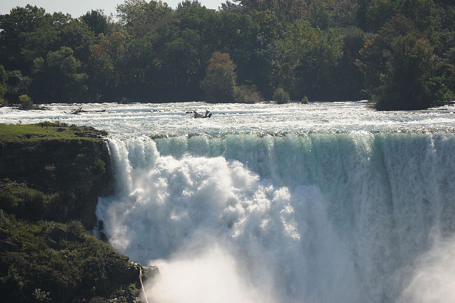 travel, canada, niagara, waterfall, attraction, landmark, places of interest, tourists, zoom, water