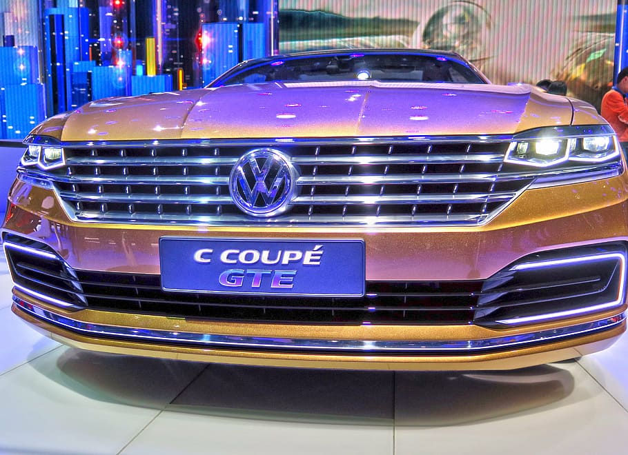 vw, volkswagen, c coupe gte, concept car, prototype, prologue, shanghai auto show, 2015, novelty, stage