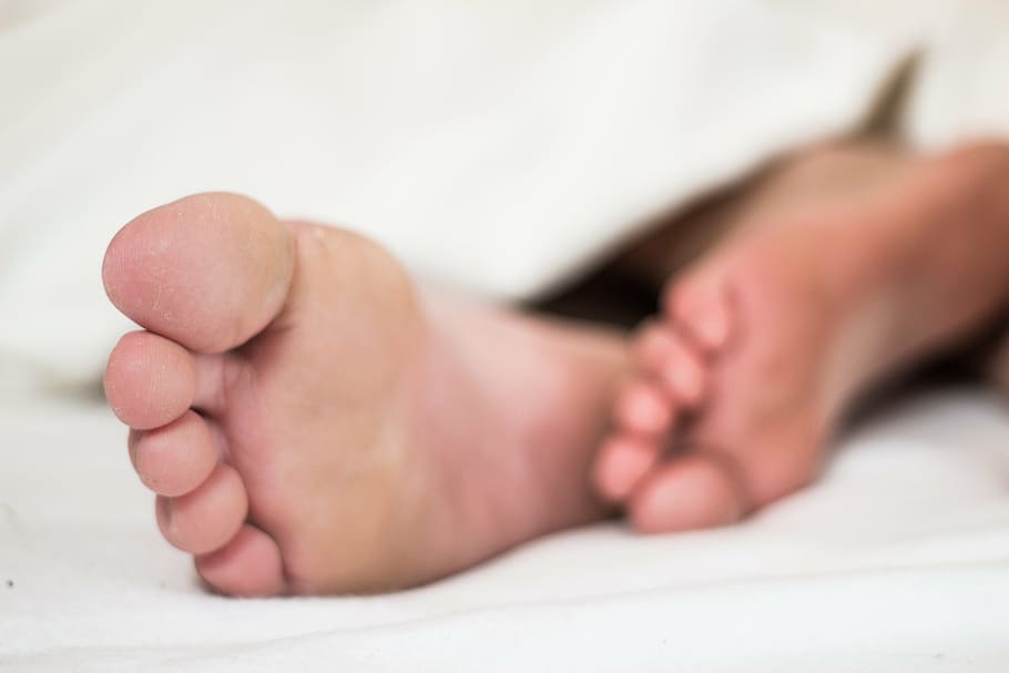 humano, pies, blanco, textil, sueño, siesta, agotado, dedos de los pies, pie humano, bebé