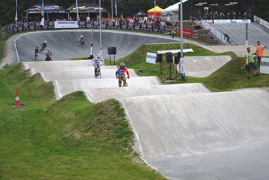 bmx, birmingham, cycling, perry barr, sport, competition, competitive Sport, sports Race, group of people, real people