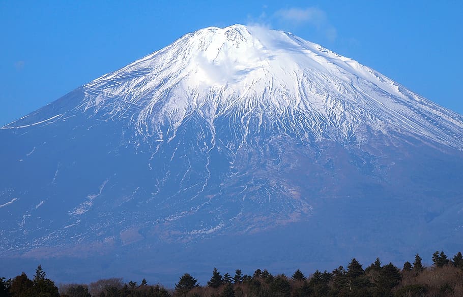 monte, fuji, japón, monte fuji, gotemba, invierno, prefectura de shizuoka, montículo, nieve, alpinismo