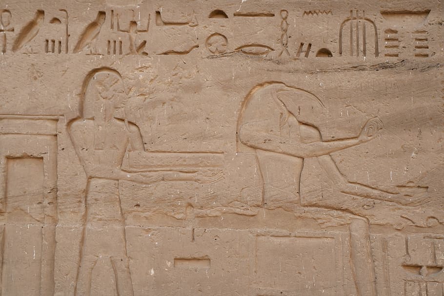 Mesir, Kuil, Hieroglif, zaman kuno, nil, kompleks candi, firaun, historis, karnak, padang pasir