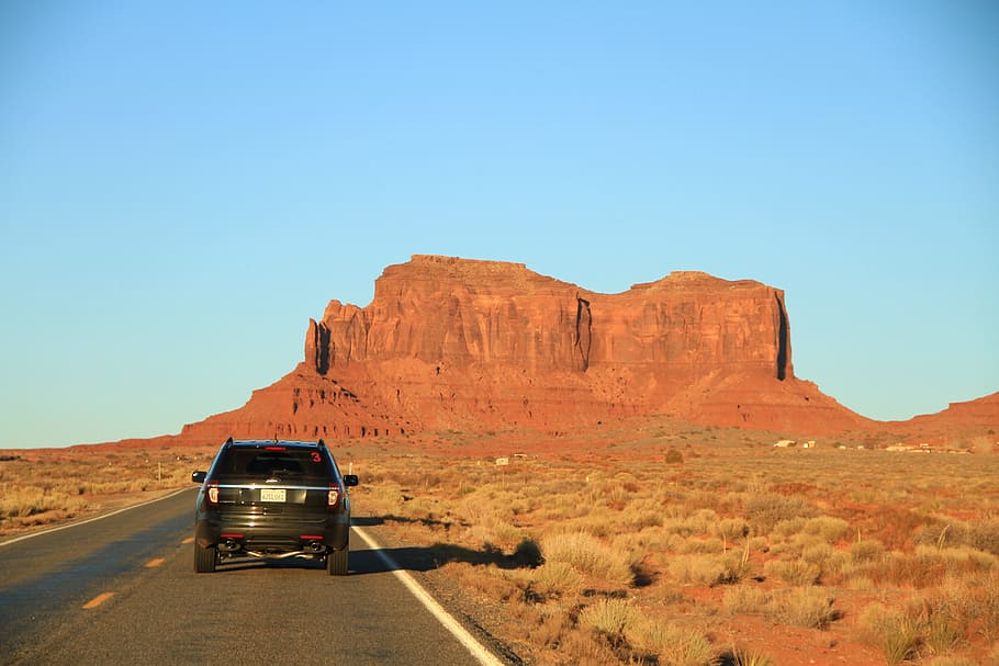 Monument Valley, misión imposible, recorrido sin conductor, Estados Unidos, Ford, exploradores, modo de transporte, transporte, vehículo terrestre, desierto