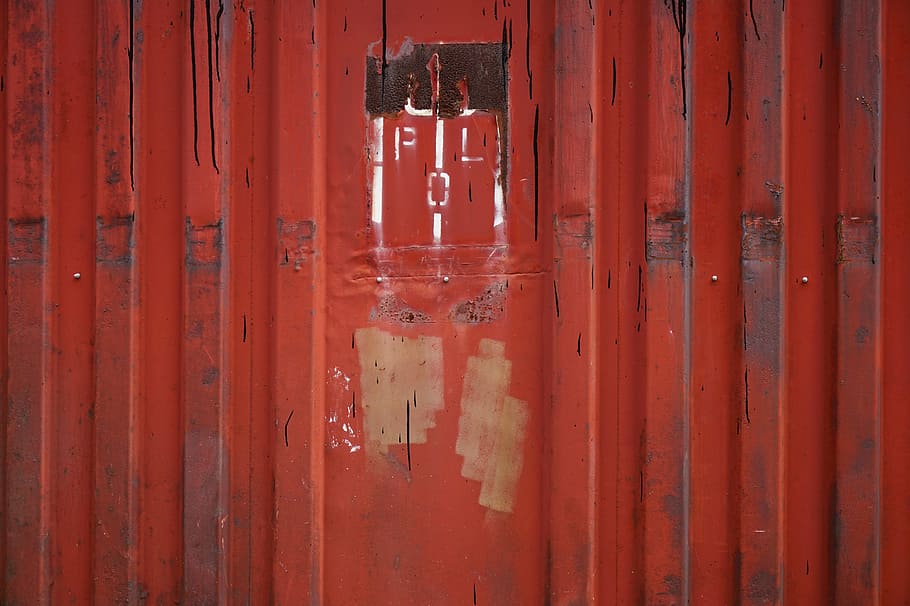 metal, plate, texture, door, old, cultures, architecture, red, entrance, wood - material