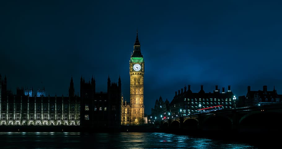 big, ben, london, nighttime, big ben, architecture, britain, british, city, england