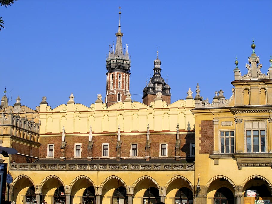 Cracovia, Polonia, edificios, arquitectura, Exterior del edificio, estructura construida, cielo, historia, edificio, cielo despejado