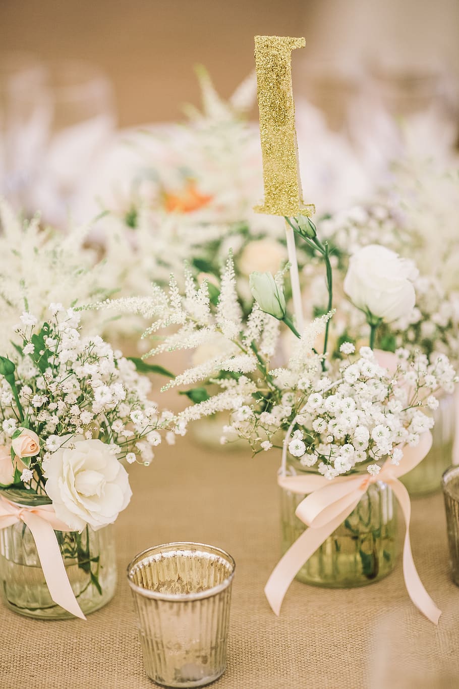 flores, flores de casamento, buquê, branco, planta com flor, flor, frescor, planta, mesa, comida e bebida
